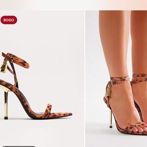 Cheetah print heels